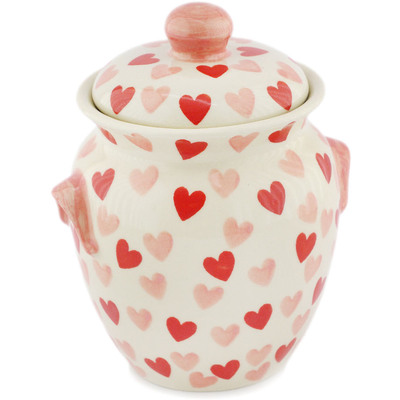Pattern D481 in the shape Jar with Lid and Handles