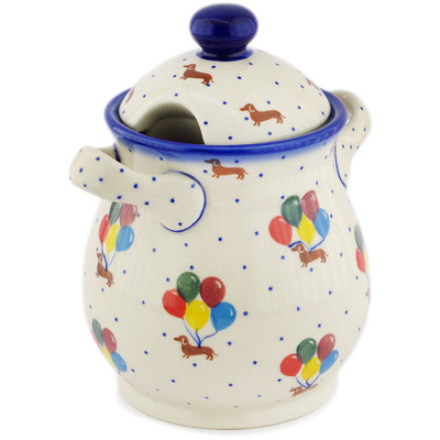 Pattern D507 in the shape Jar with Lid and Handles