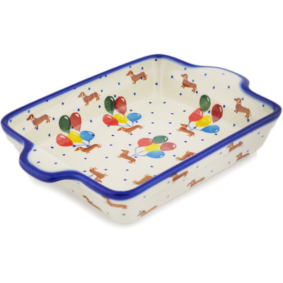 Pattern D507 in the shape Rectangular Baker with Handles