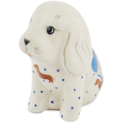 Dog Figurine in pattern D507