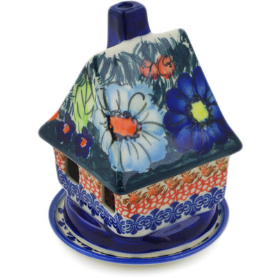 House Shaped Candle Holder in pattern D86