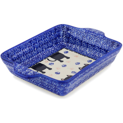 Pattern D390 in the shape Rectangular Baker with Handles