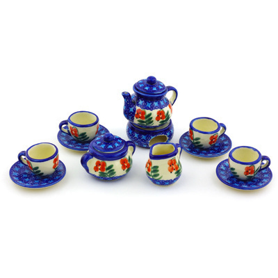 Pattern  in the shape Mini Tea Set