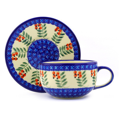 Cup with Saucer in pattern D11
