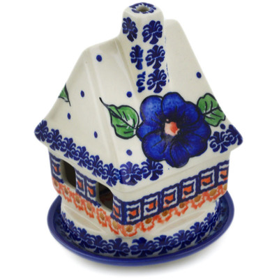 House Shaped Candle Holder in pattern D85