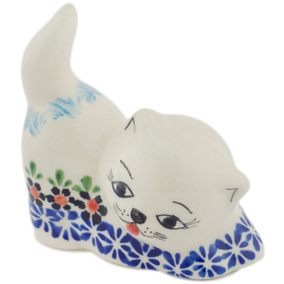 Cat Figurine in pattern D263