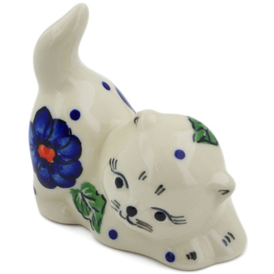 Cat Figurine in pattern D85