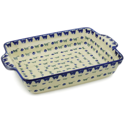 Pattern D105 in the shape Rectangular Baker with Handles
