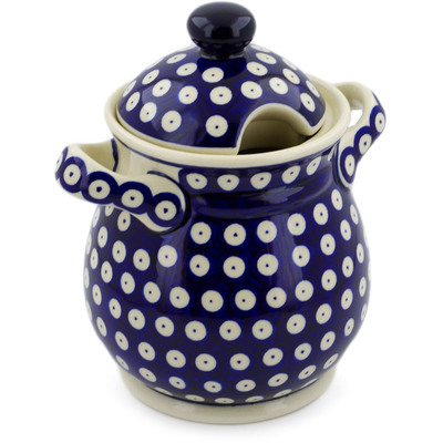 Jar with Lid and Handles in pattern D21