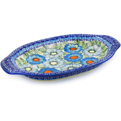 Platter with Handles in pattern D116
