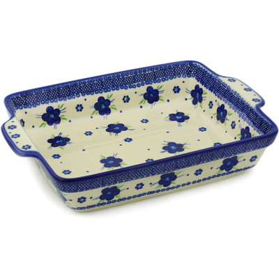 Rectangular Baker with Handles in pattern D1