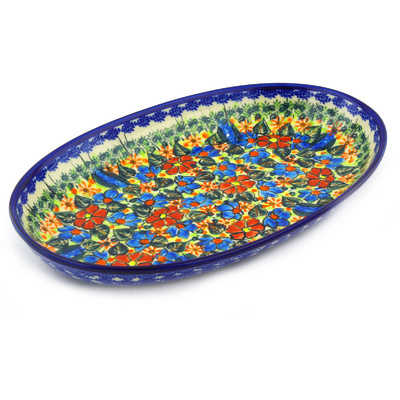 Oval Platter in pattern D111
