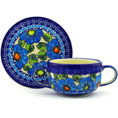 Bouillon Cup with Saucer in pattern D116