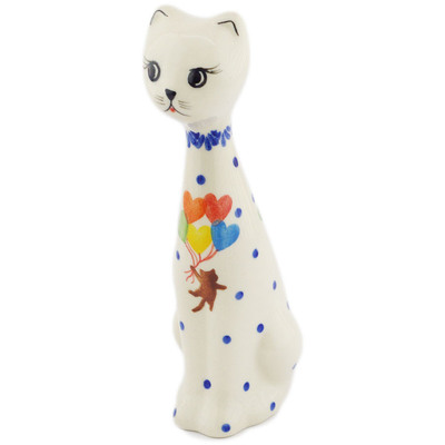Cat Figurine in pattern D542