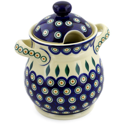 Jar with Lid and Handles in pattern D22