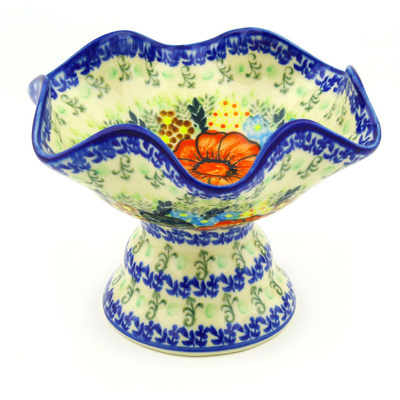 Bowl with Pedestal in pattern D109