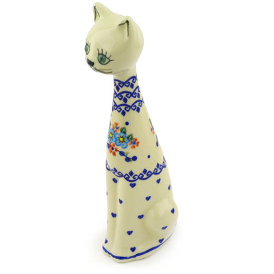 Cat Figurine in pattern D55