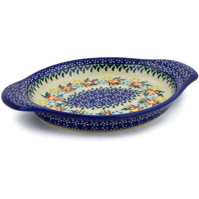 Platter with Handles in pattern D182