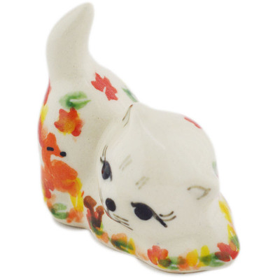 Cat Figurine in pattern D494