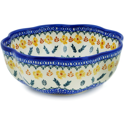 Pattern D164 in the shape Scalloped Fluted Bowl