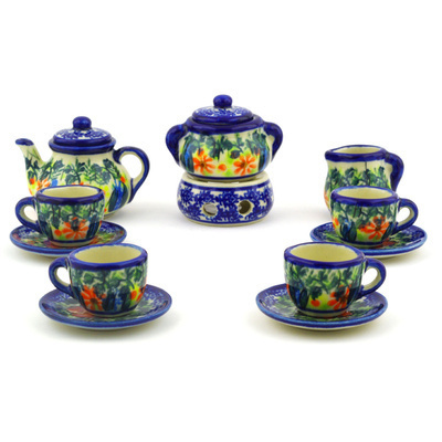 Mini Tea Set in pattern D111