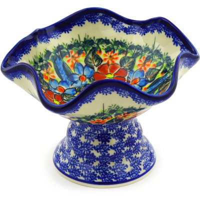 Bowl with Pedestal in pattern D111