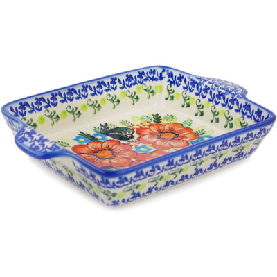 Pattern D109 in the shape Rectangular Baker with Handles