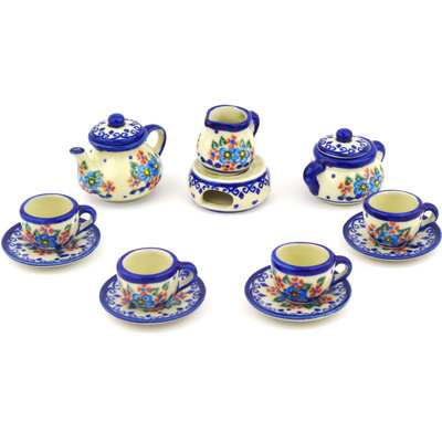 Mini Tea Set in pattern D55