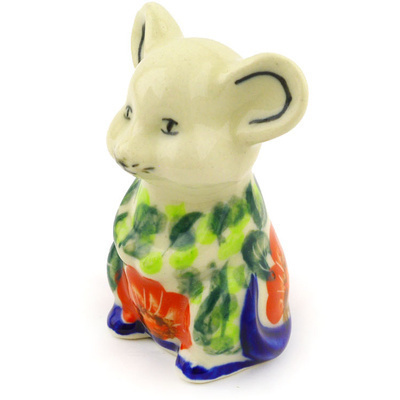 Mouse Figurine in pattern D54