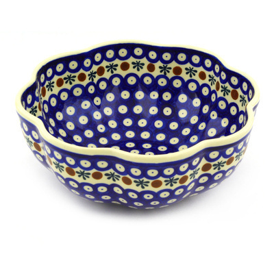 Scalloped Fluted Bowl in pattern D20