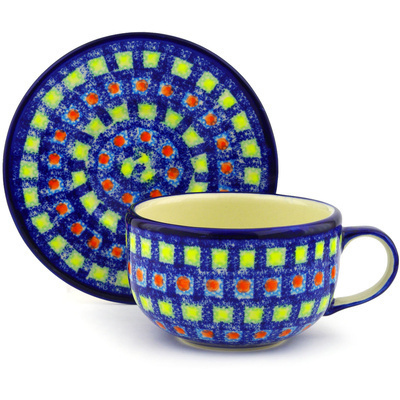 Cup with Saucer in pattern D3