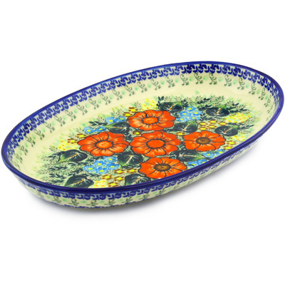Oval Platter in pattern D109