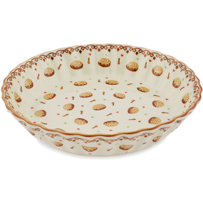 Fluted Pie Dish in pattern D541