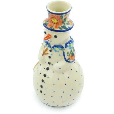 Pattern D26 in the shape Snowman Candle Holder