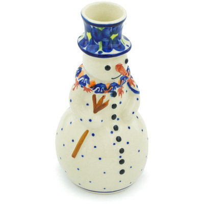 Snowman Candle Holder in pattern D52