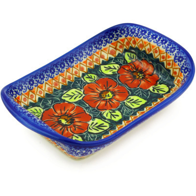 Platter with Handles in pattern D98
