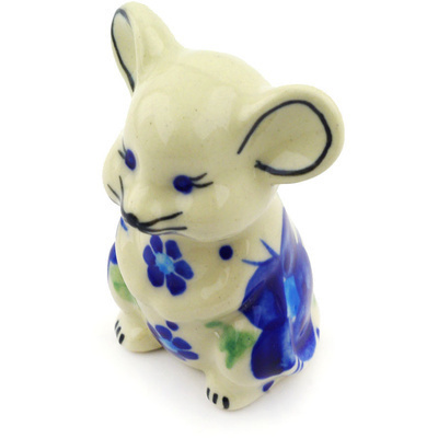 Pattern D1 in the shape Mouse Figurine