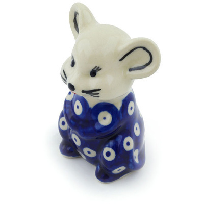 Mouse Figurine in pattern D21