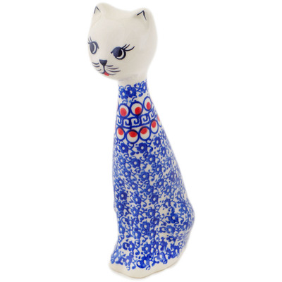 Cat Figurine in pattern D214