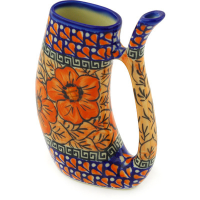 Pattern D92 in the shape Mug with Straw