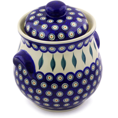 Jar with Lid and Handles in pattern D22
