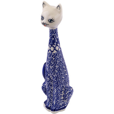 Cat Figurine in pattern D148