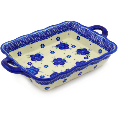 Pattern D1 in the shape Rectangular Baker with Handles