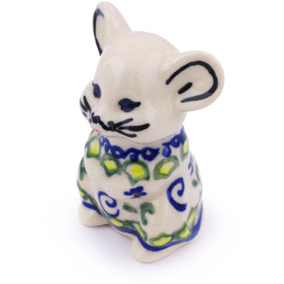 Mouse Figurine in pattern D12
