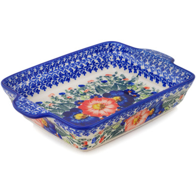 Pattern D144 in the shape Rectangular Baker with Handles
