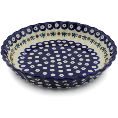 Fluted Pie Dish in pattern D20