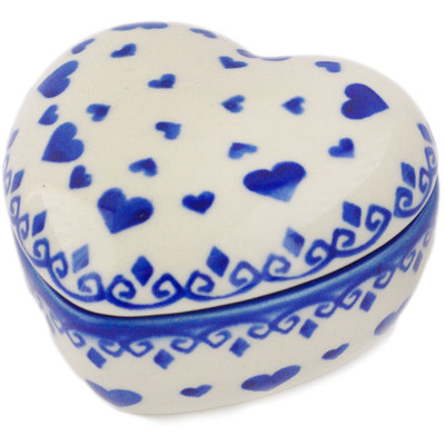 Heart Shaped Jar in pattern D171