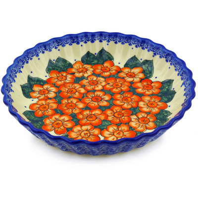 Fluted Pie Dish in pattern D87