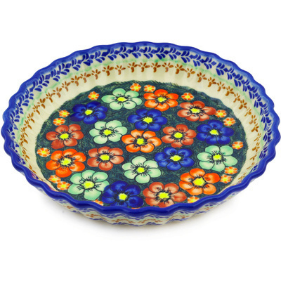 Fluted Pie Dish in pattern D88