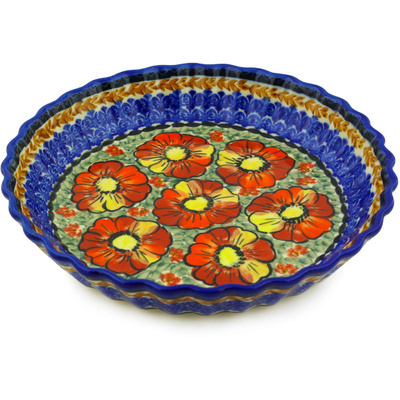 Fluted Pie Dish in pattern D90